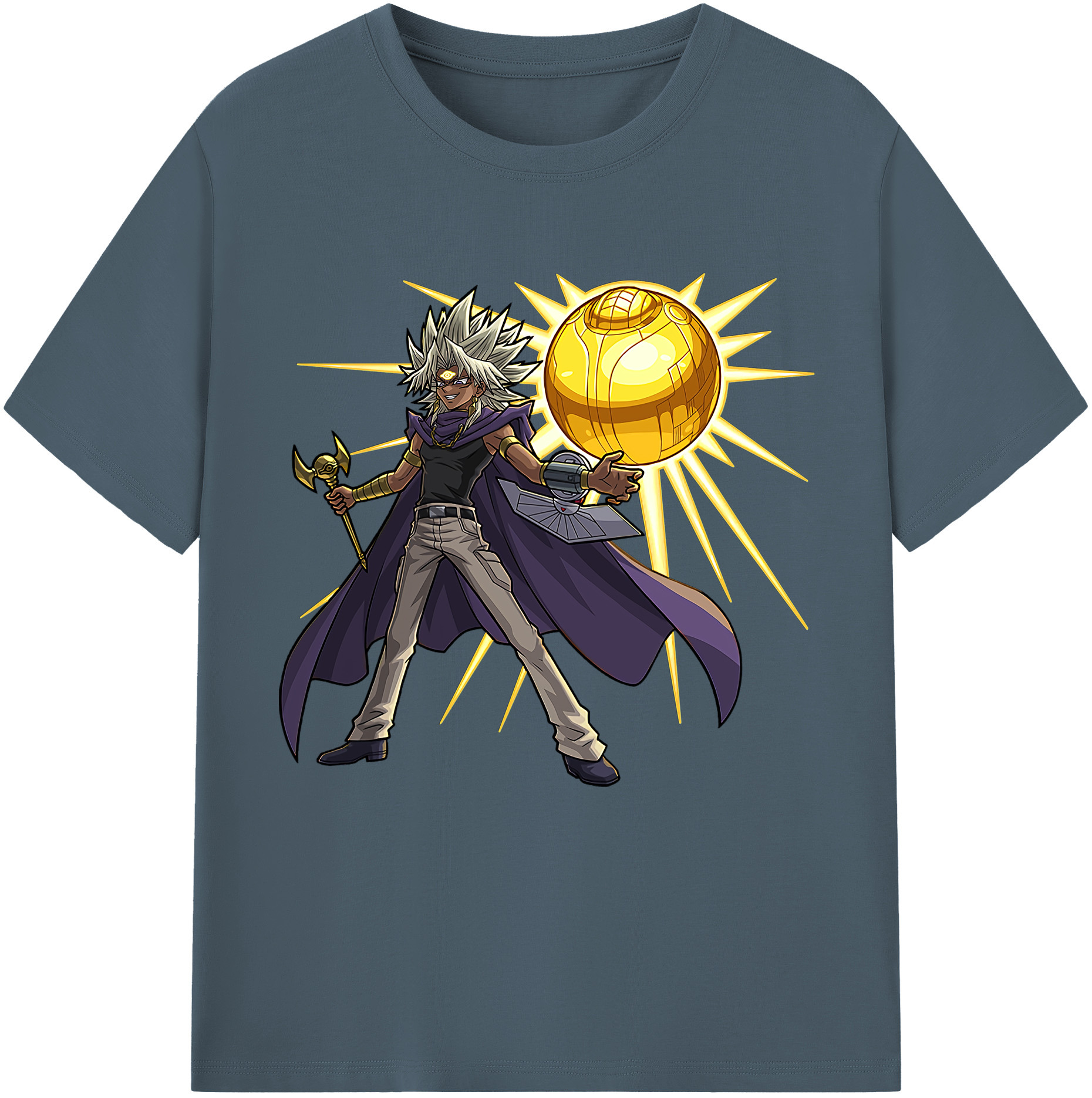 （画像用） 遊☆戯☆王 Yu-Gi-Oh! 綿100％半袖Tシャツ（フロントプリント）